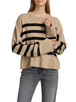 Farah Wool-Blend Stripe Sweater