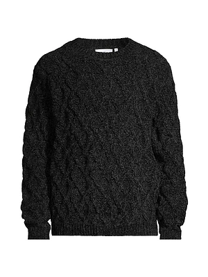 Jacquard Crewneck Sweater