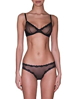 Sheer Tulle Demi Bra