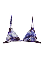 Luxe Silk-Blend Triangle Bra