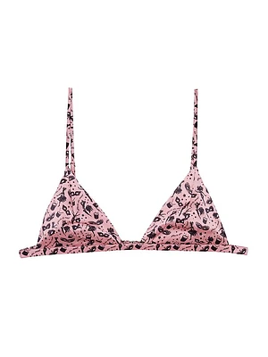 Luxe Silk-Blend Triangle Bra