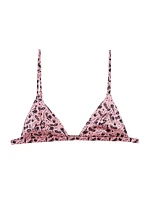 Luxe Silk-Blend Triangle Bra