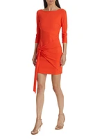 Yuko Draped Body-Con Minidress