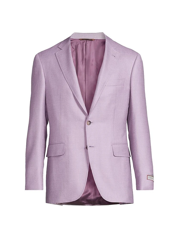 Kei Wool-Blend Two-Button Sport Coat