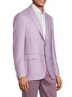 Kei Wool-Blend Two-Button Sport Coat