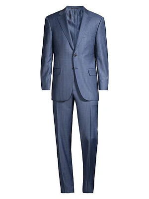 Siena Striped Wool Suit