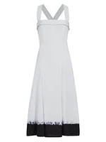 Edie Tie-Dye Sleeveless Midi-Dress