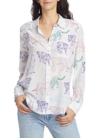 Kate Silk Tiger Shirt