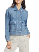 Bianca Crystal Denim Jacket