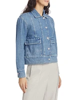 Bianca Crystal Denim Jacket