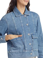 Bianca Crystal Denim Jacket