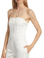 Mira Strapless Bustier Jumpsuit