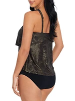 Xantu Carolina Snakeskin Tankini Top