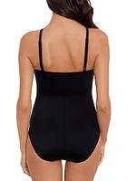 Xantu Jill Snakeskin One-Piece Swimsuit