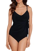 Solids Carma Gathered Tankini Top