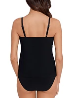 Solids Carma Gathered Tankini Top