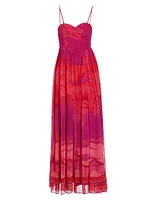 Soma Palm Sweetheart Maxi Dress