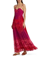 Soma Palm Sweetheart Maxi Dress