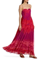 Soma Palm Sweetheart Maxi Dress