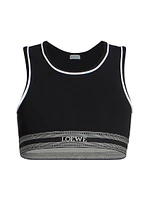 Crop Logo Band Tank