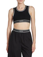 Crop Logo Band Tank