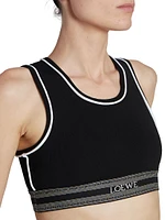 Crop Logo Band Tank