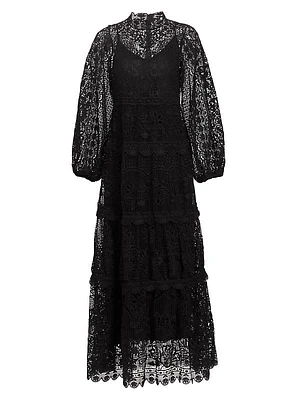 Guipure Lace Maxi Dress