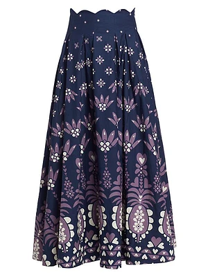 Ainika Martina Floral Midi-Skirt