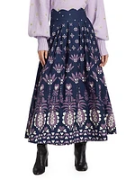 Ainika Martina Floral Midi-Skirt