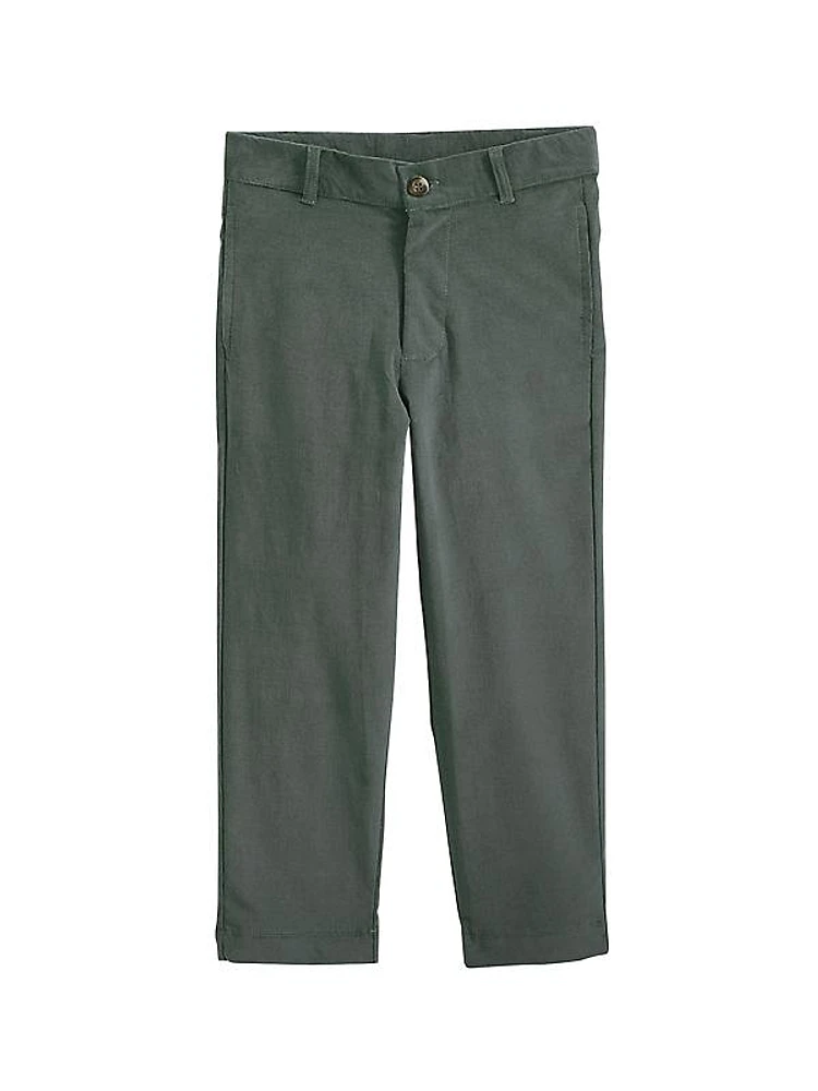 Little Boy's & Boy's Twill Slim Pants