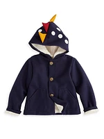 Baby Boy's & Little Boy's Dinosaur Hooded Jacket