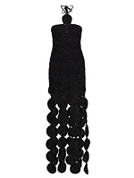 Beep Circle Fringe Maxi Dress