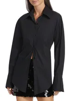 Loch Poplin Long-Sleeve Shirt