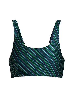 Jewel Striped Sports Bra