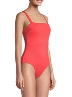 Squareneck One-Piece Swimsuit