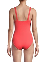 Squareneck One-Piece Swimsuit