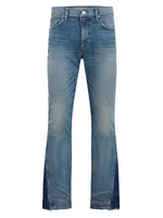 Walker Mid-Rise Flared Jeans