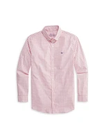 Little Boy's & Gingham Classic-Fit Shirt