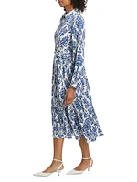 The Beckett Floral Shirtdress