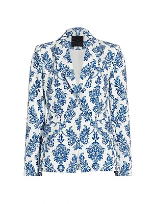 The Porcelain Paisley Slyvie Blazer
