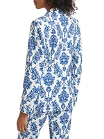 The Porcelain Paisley Slyvie Blazer