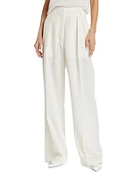 Wide-Leg Tailored Trousers