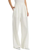 Wide-Leg Tailored Trousers