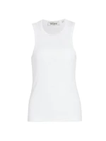 Cotton Rib-Knit Tank