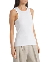 Cotton Rib-Knit Tank