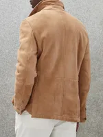 Suede Shearling Field Jacket