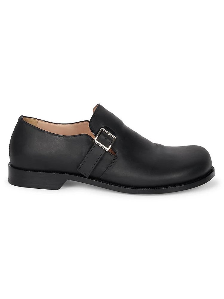 Campo Leather Monk-Strap Oxfords