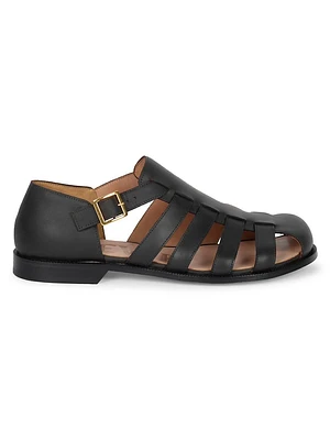 Campo Leather Cage Sandals