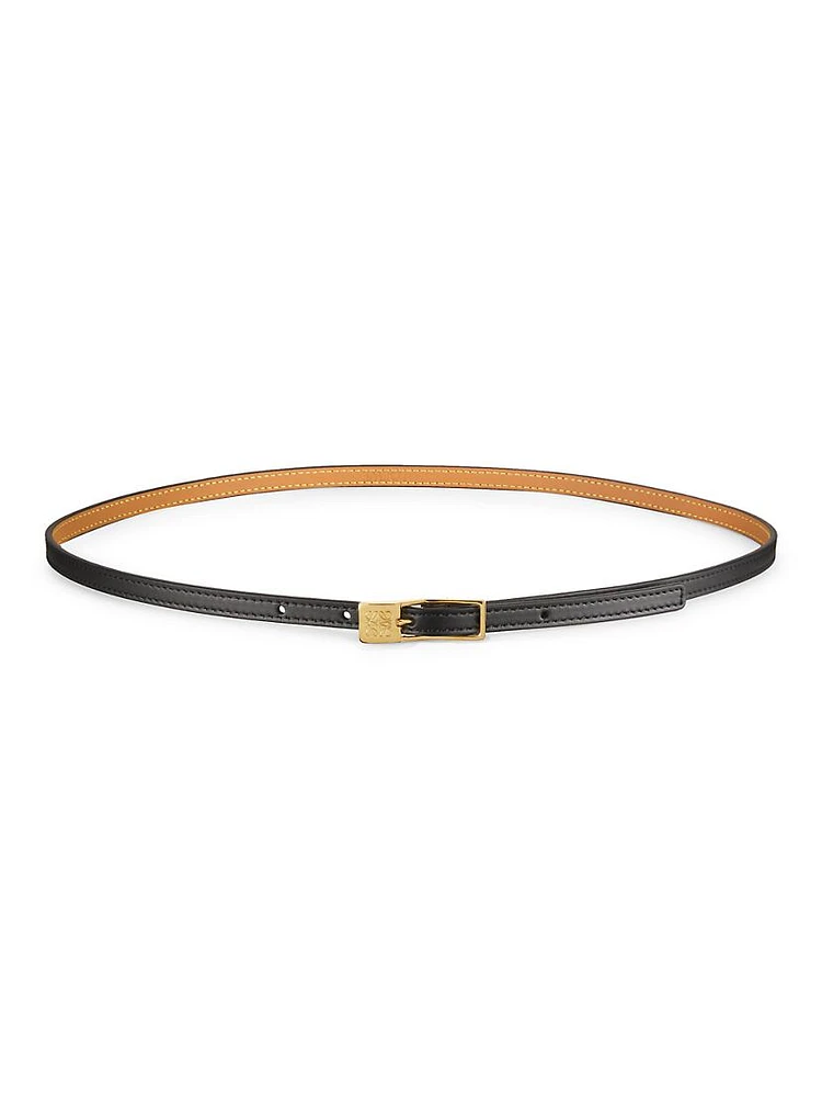 Amazona Leather Padlock Belt