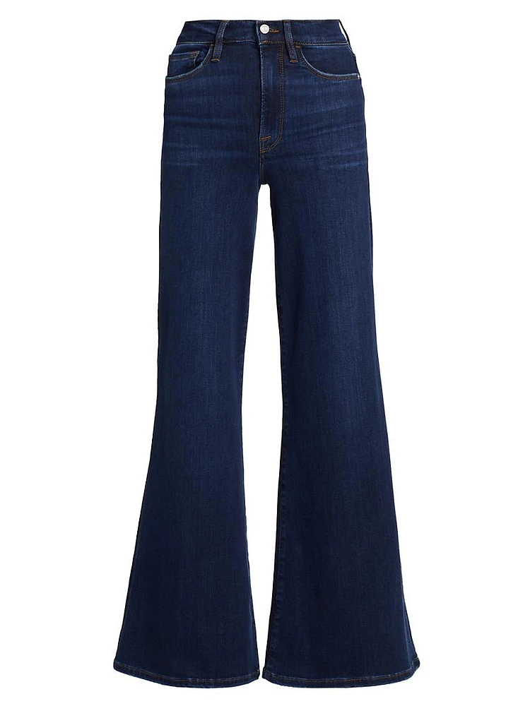 Le Palazzo High-Rise Flared Jeans